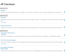 Tablet Screenshot of cs-apliterature.blogspot.com