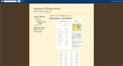 Desktop Screenshot of palomasoria.blogspot.com