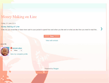 Tablet Screenshot of moneymakingonlinewith.blogspot.com