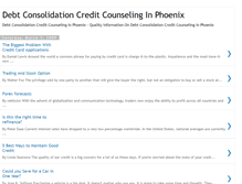 Tablet Screenshot of debtconsolidationcounselingphoenix.blogspot.com