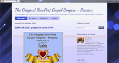 Desktop Screenshot of newport-gospel.blogspot.com
