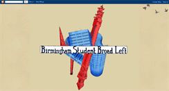 Desktop Screenshot of birminghamstudentbroadleft.blogspot.com
