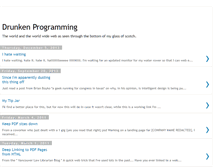 Tablet Screenshot of drunkenprogramming.blogspot.com