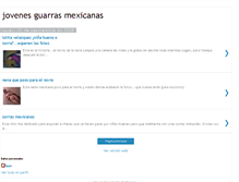 Tablet Screenshot of jovenesguarrasmexicanas.blogspot.com