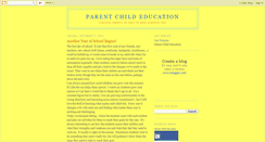 Desktop Screenshot of parentchildeducation.blogspot.com