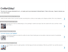 Tablet Screenshot of cre8art2day.blogspot.com