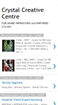 Mobile Screenshot of crystal-creative-centre.blogspot.com