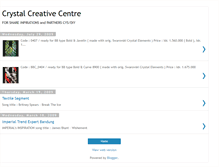 Tablet Screenshot of crystal-creative-centre.blogspot.com