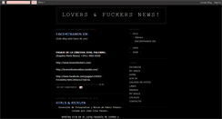 Desktop Screenshot of loversnfuckersnews.blogspot.com