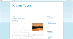 Desktop Screenshot of khmertouris.blogspot.com