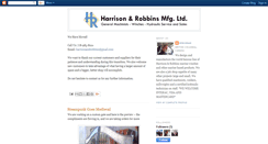 Desktop Screenshot of harrisonandrobbinsmfgltd.blogspot.com