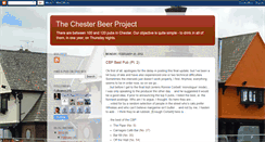 Desktop Screenshot of chesterbeerproject.blogspot.com