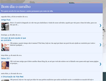 Tablet Screenshot of bomdiaocaralho.blogspot.com