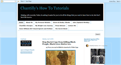 Desktop Screenshot of chantillyshowtotutorials.blogspot.com