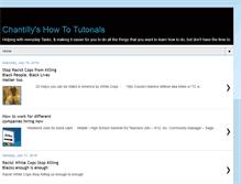 Tablet Screenshot of chantillyshowtotutorials.blogspot.com