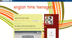 Desktop Screenshot of englishtimeteenagers.blogspot.com