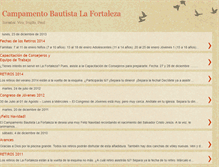 Tablet Screenshot of campamentobautistalafortaleza.blogspot.com