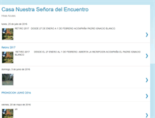 Tablet Screenshot of casaencuentroazules.blogspot.com