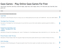 Tablet Screenshot of gazogamesgames.blogspot.com