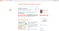Desktop Screenshot of guntherportfolio.blogspot.com