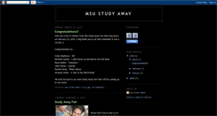 Desktop Screenshot of msustudyawayorganization.blogspot.com