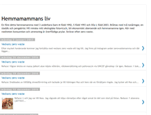 Tablet Screenshot of hemmamammansliv.blogspot.com