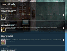 Tablet Screenshot of luxury-goods-blog.blogspot.com