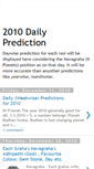 Mobile Screenshot of dailypredictions2010.blogspot.com