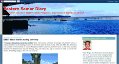 Desktop Screenshot of eastern-samar-diary.blogspot.com