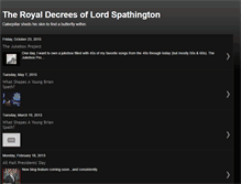 Tablet Screenshot of lordspathington.blogspot.com