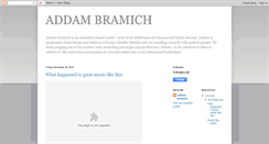 Desktop Screenshot of addambramich.blogspot.com