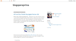 Desktop Screenshot of blogoperaprima.blogspot.com