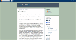 Desktop Screenshot of justice4hilton.blogspot.com