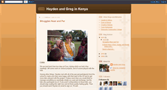 Desktop Screenshot of haydenandgreginkenya.blogspot.com