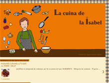 Tablet Screenshot of lacuinadelaisabel.blogspot.com