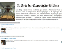 Tablet Screenshot of aartedaexposicaobiblica.blogspot.com