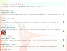 Tablet Screenshot of findingvictoriasfamily.blogspot.com