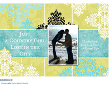 Tablet Screenshot of justacountrygirllostinthecity.blogspot.com