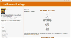 Desktop Screenshot of helloween-bootlegs.blogspot.com