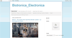 Desktop Screenshot of biotronicaelectronica.blogspot.com