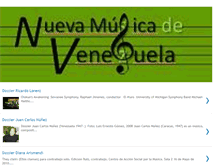 Tablet Screenshot of nuevamusicavenezuela.blogspot.com