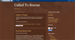 Desktop Screenshot of calledtorescue.blogspot.com