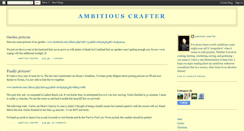 Desktop Screenshot of ambitiouscrafter.blogspot.com