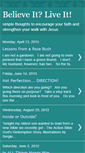Mobile Screenshot of believeit-liveit.blogspot.com
