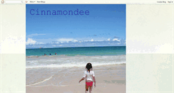 Desktop Screenshot of cinnamondee.blogspot.com