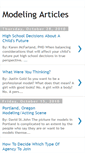 Mobile Screenshot of modelingarticles.blogspot.com