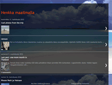 Tablet Screenshot of henkkamaailmalla.blogspot.com