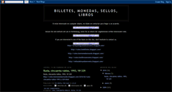 Desktop Screenshot of billetesmonedasselloslibros.blogspot.com