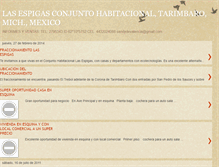 Tablet Screenshot of lasespigas-delta.blogspot.com