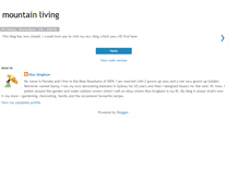 Tablet Screenshot of pamela-mountainliving.blogspot.com